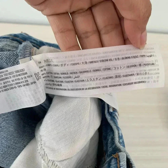 Abercrombie & Fitch Blue Straight Leg Jeans - Picture 15 of 16